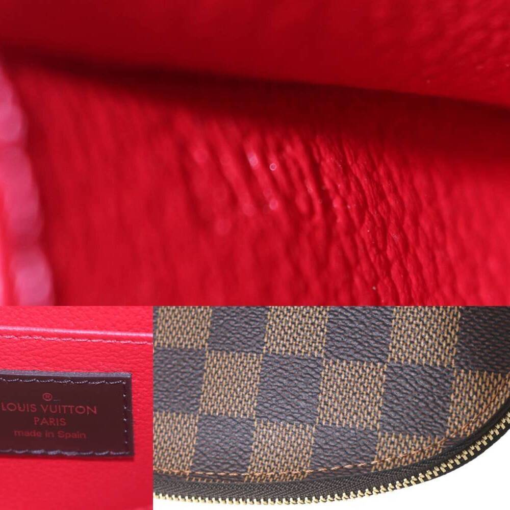 LOUIS VUITTON Authentic Brown Damier Pochette Pouch - Picture 8 of 9